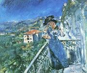 Balkonszene in Bordighera Lovis Corinth